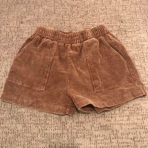 S / ‘entro’ Corduroy Shorts Brown Beige